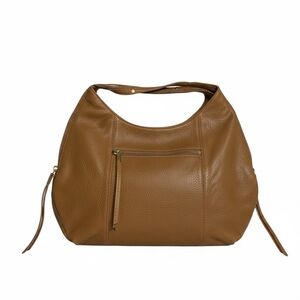 Vince Camuto Brown Leather Hobo Bag Purse